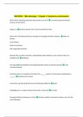 MIC205A &ndash; Microbiology &ndash; Chapter 1 Questions and Answers 