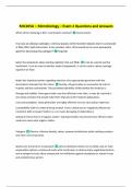 MIC205A &ndash; Microbiology &ndash; Exam 2 Questions and Answers 
