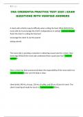 CNA CREDENTIA PRACTICE TEST 2025 &vert; EXAM QUESTIONS WITH VERIFIED ANSWERS