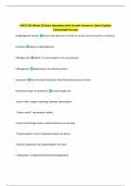 MICR 290 &lpar;Week 2&rpar; Exam Questions with Correct Answers&vert; Latest Update  Guaranteed Success 