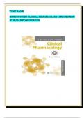 Test bank for introductory clinical pharmacology&comma; 12th edition by Susan Ford&comma; verified chapters 1 - 54&comma; complete newest version&period;
