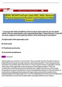 NR509 &sol; NR 509 Final Exam Latest &lpar;2025 &sol; 2026&rpar;&colon; Advanced Physical Assessment Questions and Answers &lpar;Verified Answers&rpar;