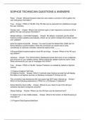 SOPHOS TECHNICIAN QUESTIONS & ANSWERS