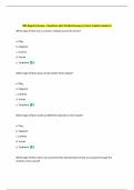 MRI Registry Review - Questions with Verified Answers&vert; Latest Update Graded A&plus;