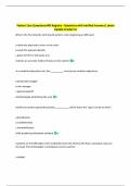 Patient Care Questions MRI Registry - Questions with Verified Answers&vert; Latest  Update Graded A&plus; 
