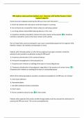 MRI registry review questions &lpar;patient care&rpar; - Questions with Verified Answers&vert; Latest  Update Graded A&plus; 
