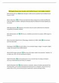 MRI Registry Review Exam Questions with Verified Answers&vert; Latest Update Graded A&plus; 