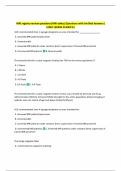 MRI registry review questions &lpar;MRI safety&rpar; Questions with Verified Answers&vert;  Latest Update Graded A&plus; 