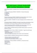 ANT-102 Exam 1 Study Guide With 100&percnt; Verified Solutions &vert; Solved