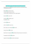MUCO 120 Quiz 3 Questions with Complete Solutions 100&percnt; Solved&vert; Grade A&plus; 