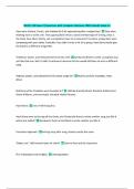 MUCO 120 Exam 2&vert; Questions with Complete Solutions 100&percnt; Solved&vert; Grade A&plus; 