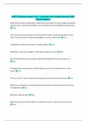 MUCO 120 lecture quizzes- Quiz 5 &vert; Questions with Complete Solutions 100&percnt;  Solved&vert; Grade A&plus;