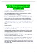 ANT 102 Exam &num;1 Questions With 100&percnt; Correct Answers &vert; Already Scored A&plus; 2025