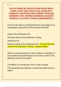 CISI UK FINANCIAL REGULATIONS &lpar;REGS&rpar; MOCK  EXAM LATEST 2025&sol; 2026 ACTUAL EXAM WITH  COMPLETE QUESTIONS AND CORRECT DETAILED  ANSWERS &lpar;100&percnt; VERIFIED ANSWERS&rpar; &vert;ALREADY  GRADED A&plus;&vert; &vert;&vert;LATEST EXAM&excl;&excl;&excl;&vert;&vert; &vert;&vert;BRANDNEW&excl;&excl;&excl;&vert;&vert;