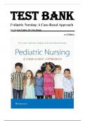 Test Bank for Pediatric Nursing&colon; A Case-Based Approach &lpar;1st Edition&rpar; &ndash; Tagher & Knapp