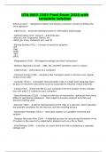 UTA INSY 2303 Final Exam 2025 with complete solution