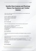 SonoSim Heart&colon;Anatomy and Physiology  Mastery Test Questions  and  Verified  Answers