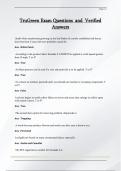 TruGreen Exam Questions  and  Verified  Answers