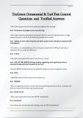 TruGreen Ornamental & Turf Pest Control  Questions  and  Verified Answers 