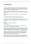 AU 61 EXAM QUESTIONS AND ANSWERS GRADED A&plus;