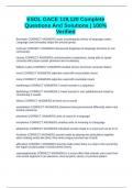 ESOL GACE 119&comma;120 Complete Questions And Solutions &vert; 100&percnt; Verified