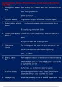 Fundamentals Basic Pharmacology Final Exam with Correct Answers