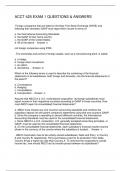 ACCT 425 EXAM 1 QUESTIONS & ANSWERS