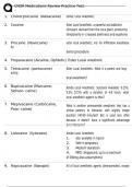 CNOR Medications Review Practice Test&period;