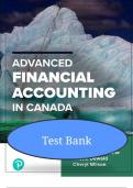 ADVANCED ACCOUNTING IN CANADA&comma; 1ST CANADIAN EDITION BY NATHALIE JOHNSTONE AND KRISTIE DEWALD TEST BANK&comma;&comma; study guide