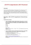 ATI PN Comprehensive 2017 Proctored