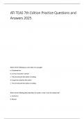 ATI TEAS 7 Practice 2025 &vert; Full-Length Practice Exams & Section-Based Quizzes &vert; Science&comma; Math&comma; Reading & English Language Study with Rationales &vert; NGN Aligned