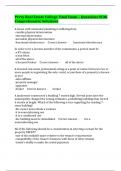 Perry Real Estate College Final Exam &ndash; Questions With Comprehensive Solutions