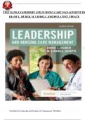 TEST BANK Leadership and Nursing Care Management &lpar;7TH&rpar; by Diane Huber&semi; M&period; Lindell Joseph&vert; Chapter 1-26 LATEST VERSION