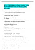 Bioc 2580 Midterm Examination with Guaranteed Pass Solutions &lpar;2025&rpar; Updated&period;