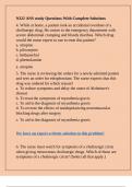 N322 ANS study Questions With Complete Solutions