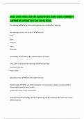 BIOL 2420 FINAL EXAM QUESTIONS AND 100&percnt; CORRECT  ANSWERS UPDATED FOR 2025&sol;2026&period;  