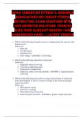 AFAA &lpar;American Fitness & Aerobics Association&rpar; GFI &lpar;Group Fitness Instructor&rpar; EXAM QUESTIONS WITH 100&percnt; DEFINITVE SOLUTIONS&period; UPDATED 2025&sol;2026 ALREADY GRADED 100&percnt; GUARANTEED PASS&excl; &vert;&vert;LATEST VERSION