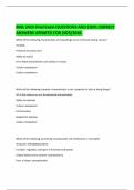 BIOL 2420 Final Exam QUESTIONS AND 100&percnt; CORRECT  ANSWERS UPDATED FOR 2025&sol;2026&period;   