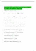 BIOL 2420 FINAL Exam QUESTIONS AND 100&percnt; CORRECT  ANSWERS UPDATED FOR 2025&sol;2026&period;  