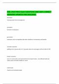 BIOL 2420 FINAL Exam QUESTIONS AND 100&percnt; CORRECT  ANSWERS UPDATED FOR 2025&sol;2026&period; 