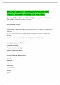 BIOL 2420 Midterm 1 EXAM QUESTIONS AND 100&percnt;  CORRECT ANSWERS UPDATED FOR 2025&sol;2026&period;  