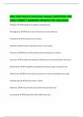 BIOL 2420 Practice Final Exam Review QUESTIONS AND  100&percnt; CORRECT ANSWERS UPDATED FOR 2025&sol;2026&period;   