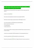 BIOL 2420 Study Guide QUESTIONS AND 100&percnt; CORRECT  ANSWERS UPDATED FOR 2025&sol;2026&period;  