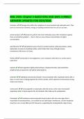 BIOL 2420- Chapter 3 QUESTIONS AND 100&percnt; CORRECT  ANSWERS UPDATED FOR 2025&sol;2026&period;  