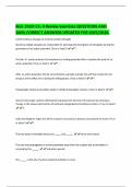 Biol&period; 2420&colon; Ch&period; 4 Review exercises QUESTIONS AND  100&percnt; CORRECT ANSWERS UPDATED FOR 2025&sol;2026&period;   