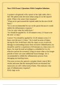 Nurs 2310 Exam 2 Questions With Complete Solutions