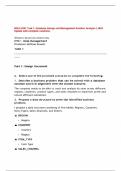 WGU D597 Task 1&colon; Database Design and Management Solution Analysis &vert; 2025 Update with complete solutions&period;