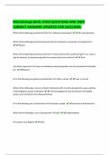 Microbiology &lpar;BIOL 2420&rpar; QUESTIONS AND 100&percnt;  CORRECT ANSWERS UPDATED FOR 2025&sol;2026&period;   