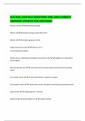SUU BIOL 2420 final QUESTIONS AND 100&percnt; CORRECT  ANSWERS UPDATED FOR 2025&sol;2026&period;  