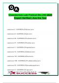 BIOLOGY 252 EXAM PACKAGE DEAL QUESTIONS AND VERIFIED DETAILED ANSWERS &vert; 100&percnt; GUARANTEED PASS &vert; ALREADY GRADED A&plus;